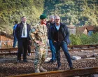 Luigi Soreca u Danjoj Jablanici nakon razornih poplava//