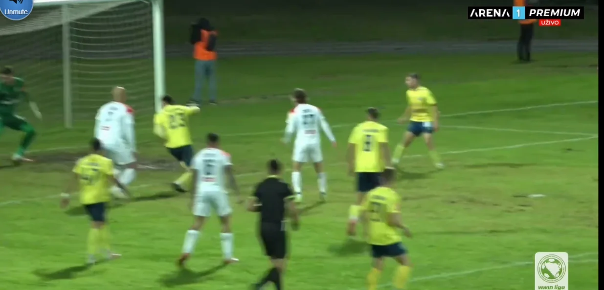 Borac vodi protiv Rudara (FOTO: Screenshot/Arenasport)/Foto: