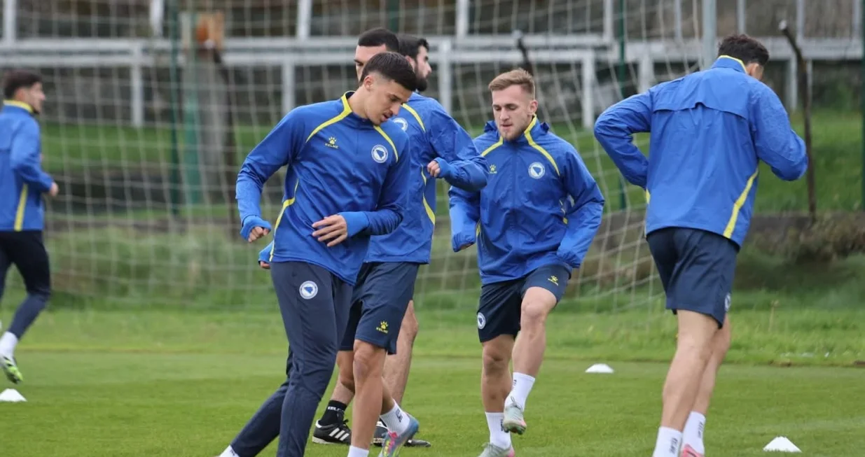 Trening reprezentacije BiH u Butmiru/Foto: