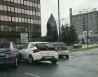 sudar na kružnom kod energoinvesta1/Oslobođenje