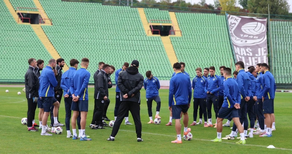 Trening fudbalske reprezentacije BiH/Foto: