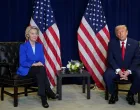 European Commission President Ursula von der Leyen meets with U.S. President Donald Trump during the 80th United Nations General Assembly, in New York City, New York, U.S., September 23, 2025. REUTERS/Al Drago/Alexander Drago