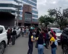 People gather in an open area following an earthquake of magnitude 7.5 that struck offshore in the southern Philippines, in Davao City, Mindanao, Philippines, October 10, 2025, in this screengrab obtained from a social media video. Francis Magbanua/via REUTERS THIS IMAGE HAS BEEN SUPPLIED BY A THIRD PARTY. MANDATORY CREDIT. NO RESALES. NO ARCHIVES. Verification:
Reuters was able to verify the location from building characteristics and business signage that matched file images.
Date of the video was confirmed by official statements./Francis Magbanua