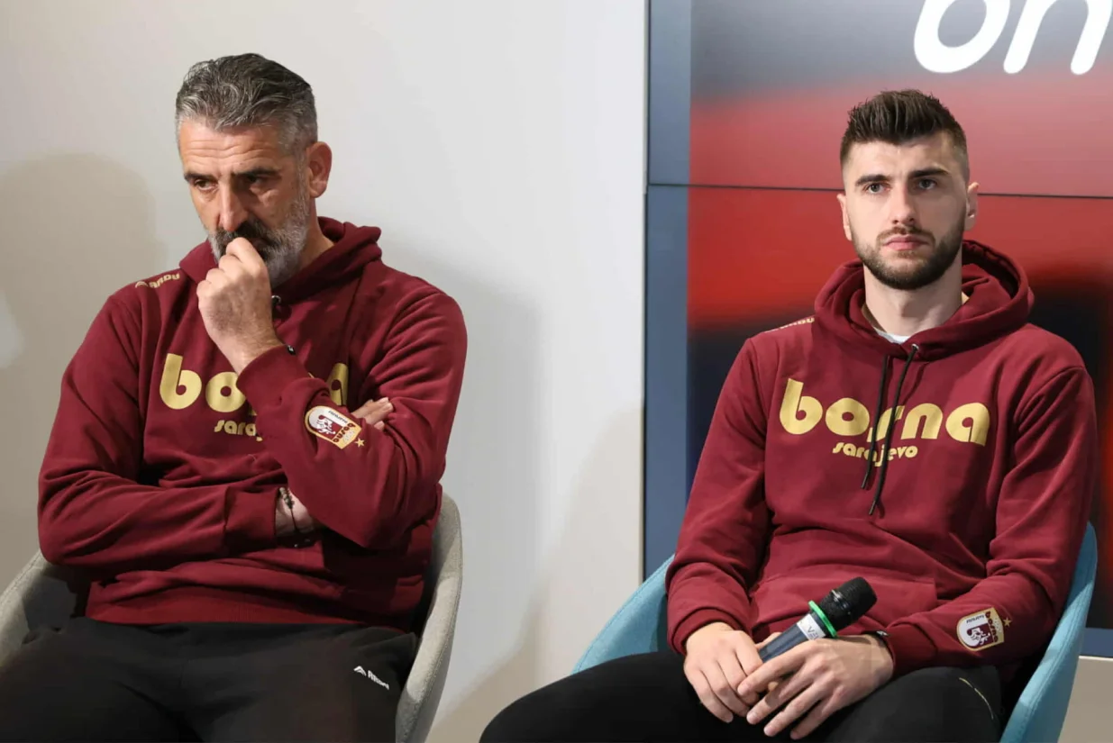 Aleksandar Damjanović i Haris Delalić/Foto: