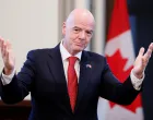 FIFA's President Gianni Infantino meets with Canada's Prime Minister Mark Carney (not pictured) on Parliament Hill in Ottawa, Ontario, Canada October 10, 2025. REUTERS/Blair Gable/Foto: Blair Gable