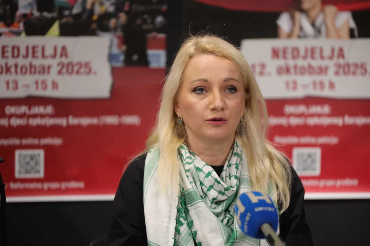 Protestni skup Bosna i Hercegovina za slobodnu Palestinu/Senad Gubelić