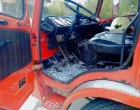 Razbijeno staklo na vozilu vatrogasca/Pvb Gračanica