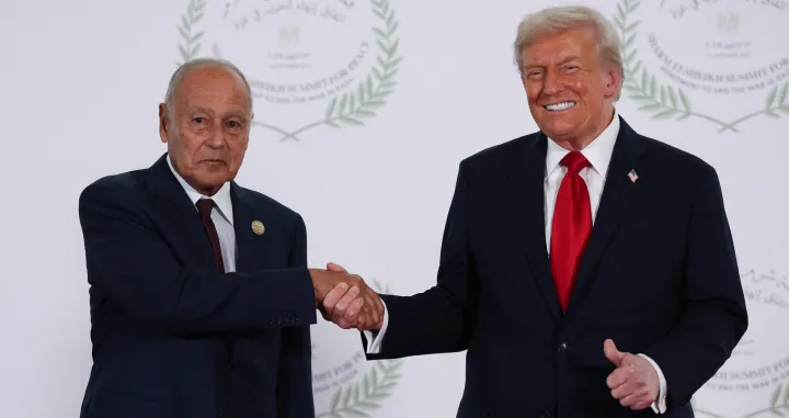 Trump i Ahmed Aboul Gheit/Suzanne Plunkett