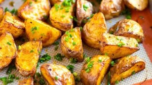 krompir, recept, hrskavost, hrana, pečenje//