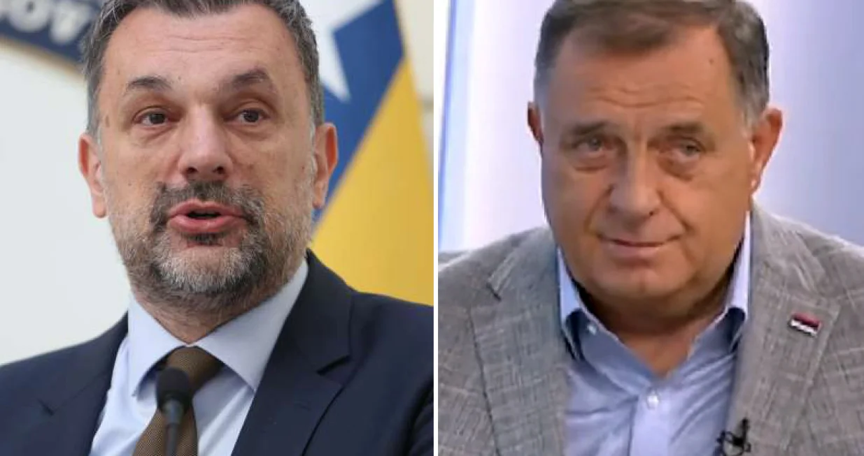 Elmedin Konaković i Milorad Dodik/Lejla Sofradžija