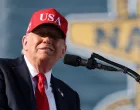 U.S. President Donald Trump delivers remarks during a Navy 250 Celebration in Norfolk, Virginia, U.S. October 5, 2025. REUTERS/Jonathan Ernst/Jonathan Ernst