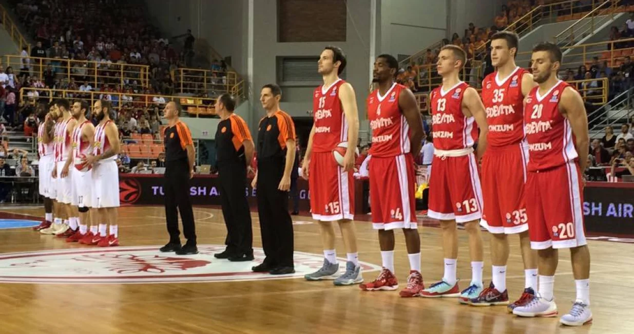 Džanan Musa debi 2015. godina Olympiacos - Cedevita/Foto: 