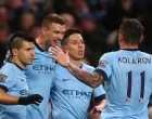Sergio Kun AgueroEdin DžekoSamir NasriAleksandar KolarovDavid Silva Manchester City/Foto:
