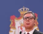 BEOGRAD, SRBIJA - 15. OKTOBAR 2025: Predsjednica Evropske komisije Ursula von der Leyen u okviru balkanske turneje boravi u Srbiji gdje se susrela sa srbijanskim predsjednikom Aleksandrom Vučićem, u Beogradu, Srbija, 15. oktobra 2025. (Amir Hamzagic - Anadolu Agency)/
