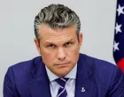 U.S. Secretary of Defense Pete Hegseth attends a meeting of the Ukraine Defence Contact Group, after a meeting of NATO defence ministers at the alliance's headquarters, in Brussels, Belgium October 15, 2025. REUTERS/Yves Herman REFILE - QUALITY REPEAT TPX IMAGES OF THE DAY/Yves Herman