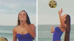 Taina pokazala zavidne vještine sa loptom (FOTO: Kolaž)/Foto: 