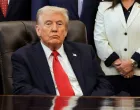 U.S. President Donald Trump looks on during an event to make announcements on fertility treatment coverage, in the Oval Office at the White House in Washington, D.C., U.S., October 16, 2025. REUTERS/Jonathan Ernst/Jonathan Ernst