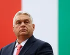 Hungarian Prime Minister Viktor Orban attends an event to mark the 130th anniversary of construction of the Maria Valeria Bridge in Esztergom, Hungary, September 28, 2025. REUTERS/Bernadett Szabo/Bernadett Szabo