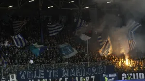 Manijaci na derbiju/Foto: