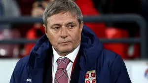 Soccer Football - FIFA World Cup - UEFA Qualifiers - Group K - Serbia v Albania - Dubocica Stadium, Leskovac, Serbia - October 11, 2025 Serbia coach Dragan Stojkovic before the match REUTERS/Florion Goga/Foto: Florion Goga
