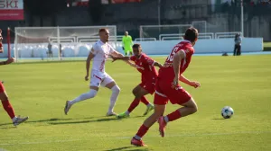 Detalj sa utakmice u Mostaru (FOTO: Sport1.ba)/Foto: