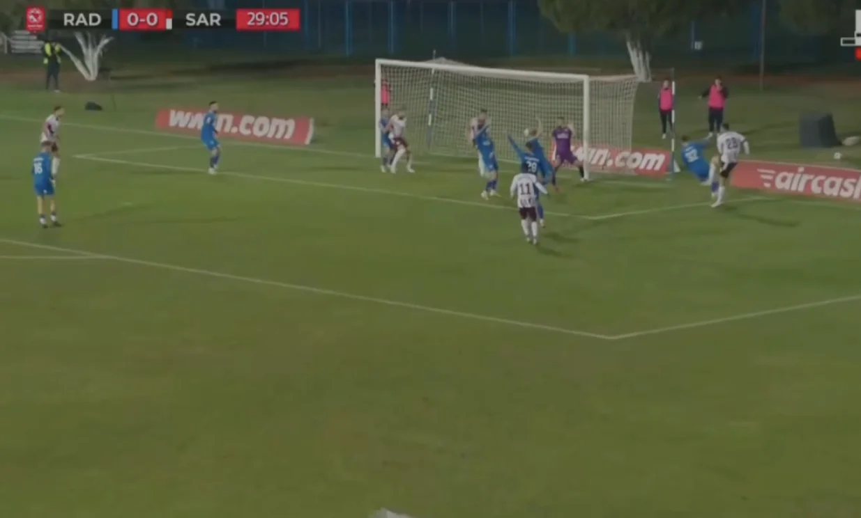 Poništen gol Sarajeva/Foto: