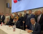 Pokret Sigurna Srpska, potpisivanje sporazuma, Pale, Jahorina, Draško Stanivuković, Igor Radojičić, Dejan Kojić/Facebook