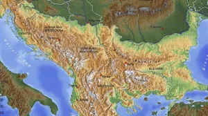 balkan, geografija, mapa/