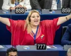 Diana Sosoaca, liderica rumunjske krajnje desničarske stranke SOS RomaniaFoto: EPA/