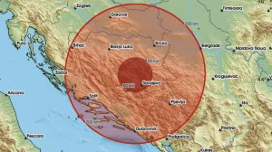 Zemljotres na području BiH/Emsc 