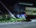 Smrskano vozilo u kojem je nastzradao vozač/Fena//