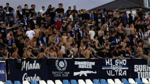 Torcida Sandžak i Ekstremi (FOTO: Sanel Konjhodžić/Sport1)/Foto: 