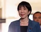 Leader of Japan's ruling Liberal Democratic Party (LDP) Sanae Takaichi arrives for a meeting with Japan Innovation Party's, known as Ishin, leader Hirofumi Yoshimura and co-leader Fumitake Fujita, at Japan's National Diet Building in Tokyo, Japan, October 20, 2025. REUTERS/Kim Kyung-Hoon/Kim Kyung-hoon