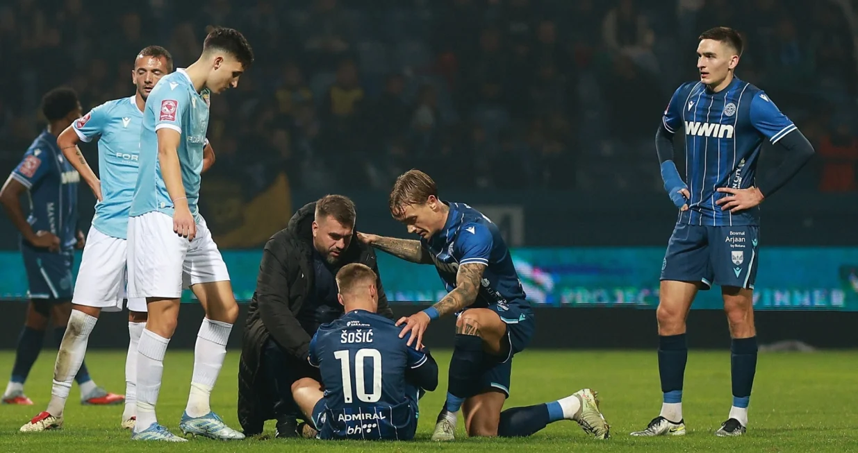 Madžid Šošić povreda/Foto: Damir Hajdarbašić