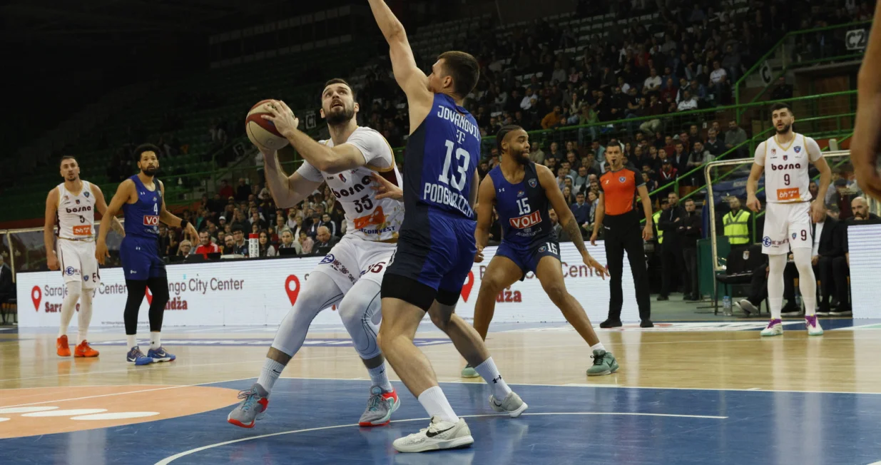 KK Bosna - KK Budućnost (FOTO: Sanel Konjhodžić/Sport1)/Foto: