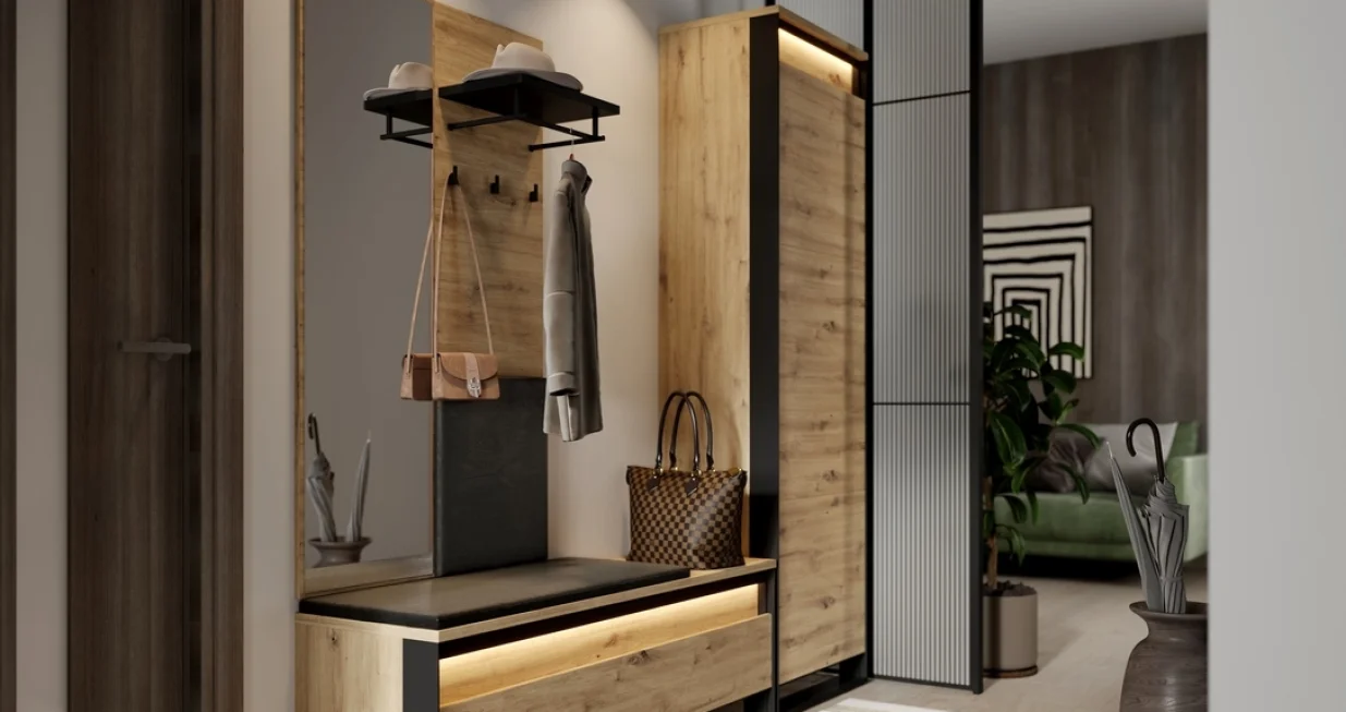 Garderober za hodnik, ormarić/