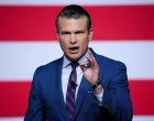FILE PHOTO: U.S. Secretary of Defense Pete Hegseth speaks to senior military leaders at Marine Corps Base Quantico, in Quantico, Virginia, U.S., September 30, 2025. In an unprecedented gathering, almost 800 generals, admirals and their senior enlisted leaders have been ordered into one location from around the world on short notice.  Andrew Harnik/Pool via REUTERS/File Photo/Andrew Harnik