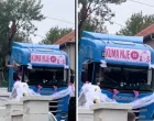 Kuma došla kamionom na svadbu, pa zapucala/Instagram