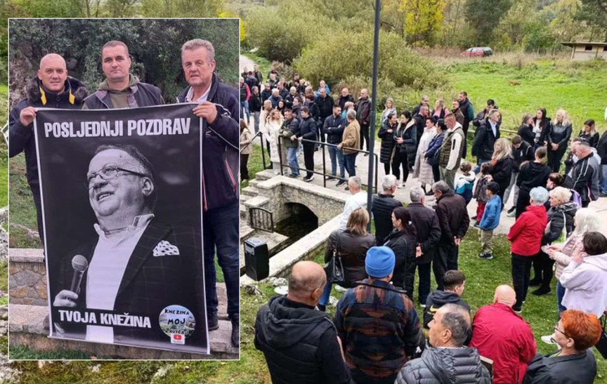 Halidu Bešiliću je odata počast u njegovom rodnom kraju/N1/Facebook// N1/facebook