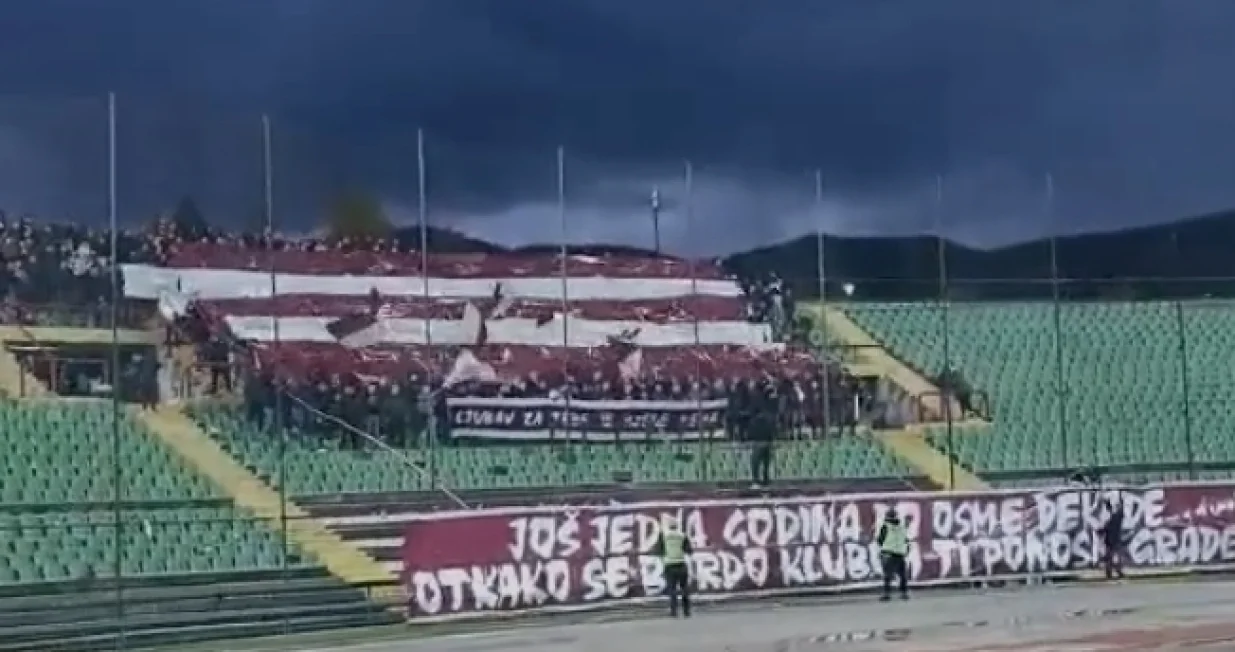 FK Sarajevo koreografija/Foto:
