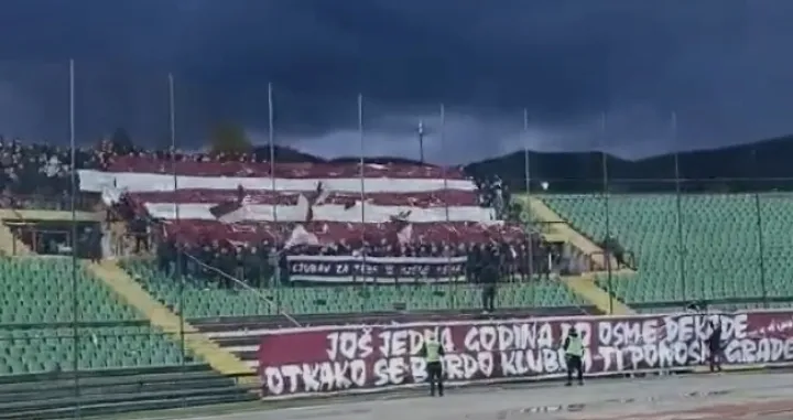 FK Sarajevo koreografija/Foto: 