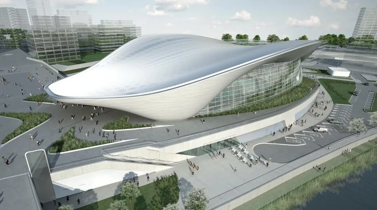 Zaha Hadid je je projektovala u Aquatic Centar u Londonu za potrebe Olimpijskih igara 2014. godine/
