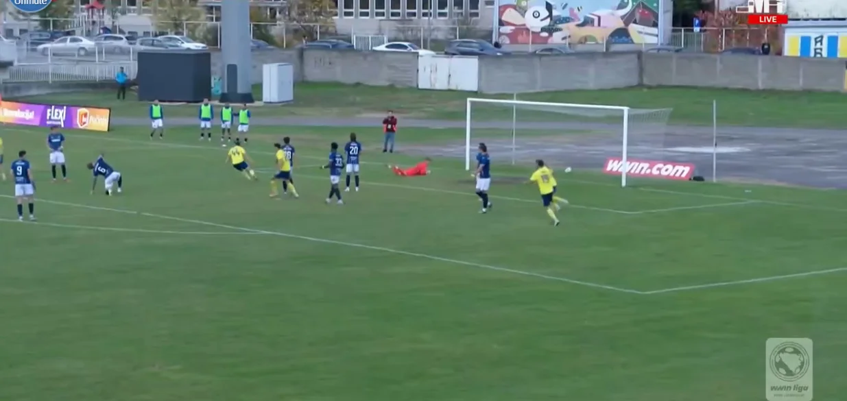 Vodi Rudar protiv Željezničara (FOTO: Screenshot/MY TV)/Foto: 