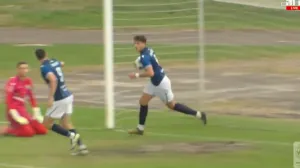 Plavi izjednačili protiv Rudara (FOTO: Screenshot/MY TV)/Foto: 