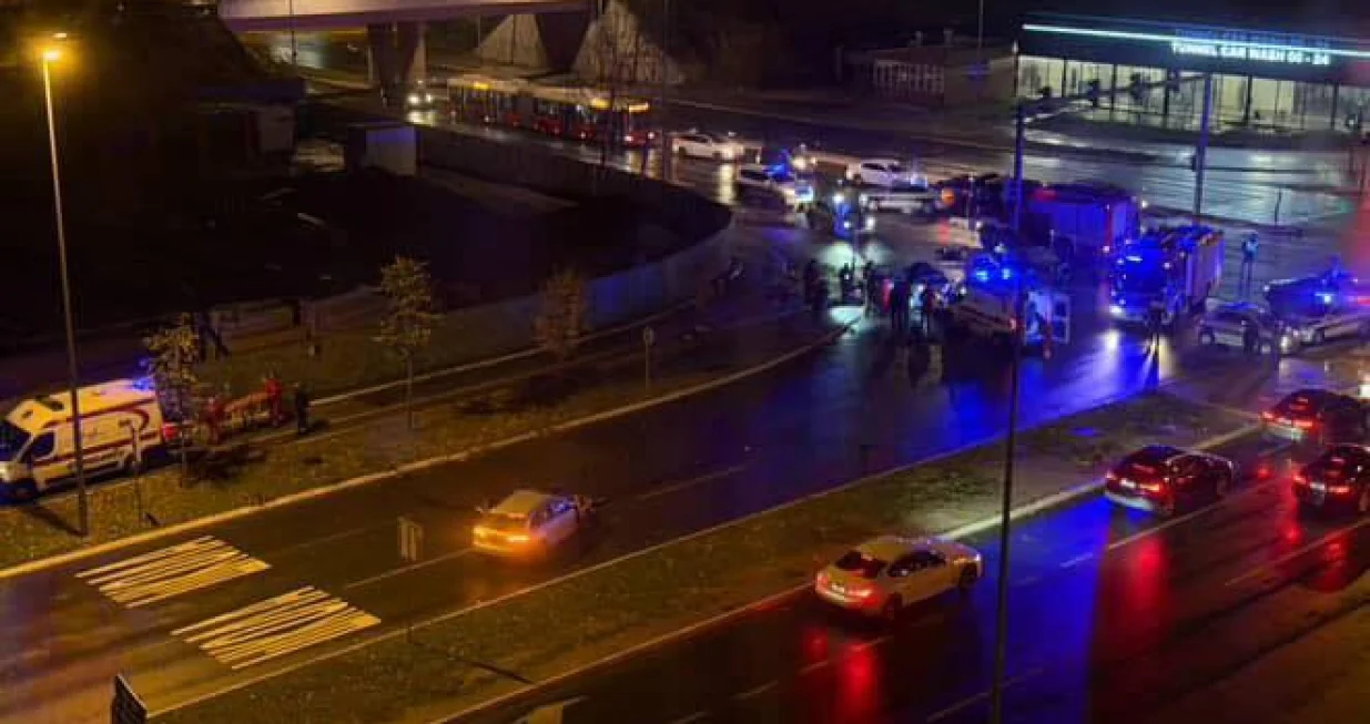 S mjesta nesreće u Beogradu/@mojbeograd/instagram