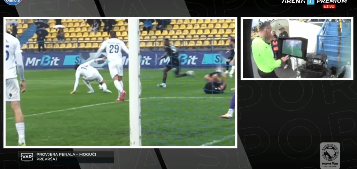 Gol Posušja protiv Radnika (FOTO: Screenshot/Arenasport)/Foto: