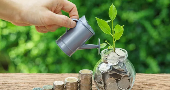 investicije novac ilustracija/