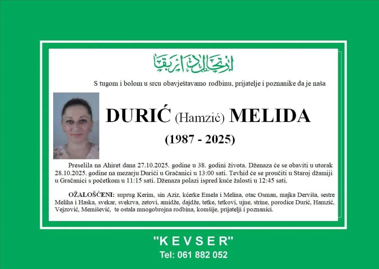 Melida Durić Hamzić/