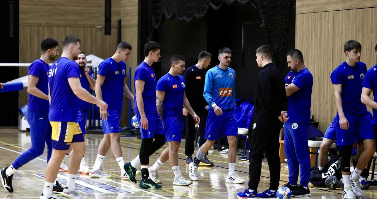 trening rukometne reprezentacije/Foto: