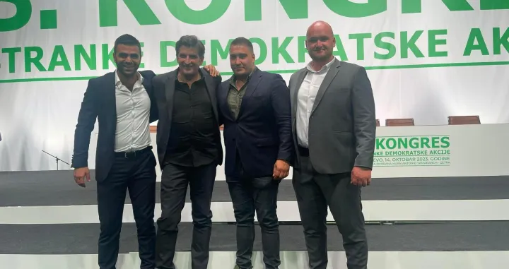 SDA nade: Kerim Balić, Faruk Kapidžić, Haris Zahiragić i Faruk Turković/